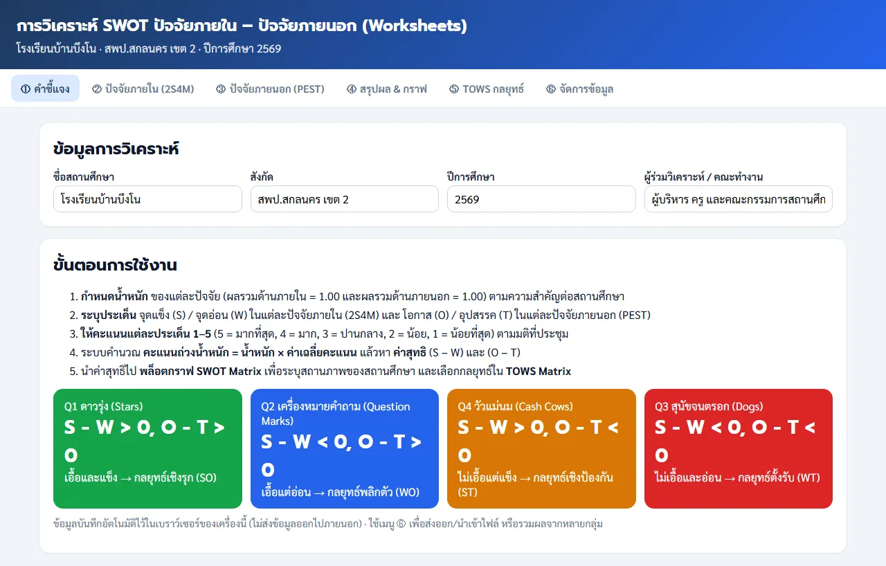 หน้าคำชี้แจง
